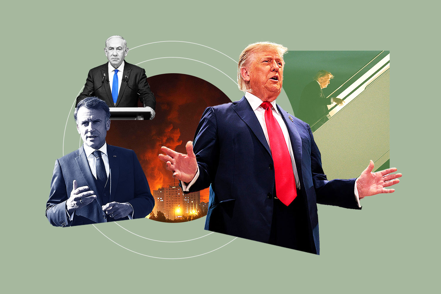 ইসরায়েলকে আকাশসীমা ব্যবহারের অনুমতি দেয়নি ফ্রান্স, সমালোচনায় মুখর ট্রাম্প