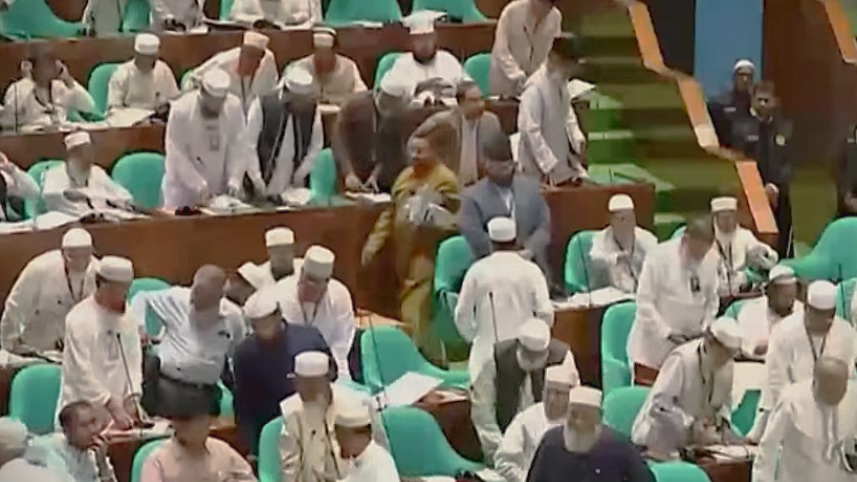 ‘জনগণের রায় মানা হয়নি’, দ্বিতীয়বার বিরোধী দলের ওয়াকআউট