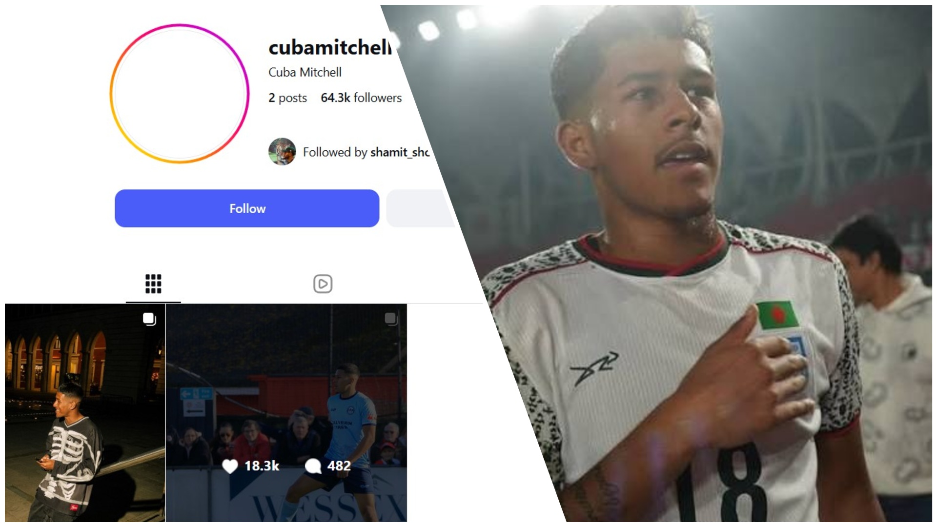 জাতীয় দলে জায়গা হারিয়ে ইনস্টাগ্রাম থেকে বাংলাদেশের ছবি মুছলেন কিউবা