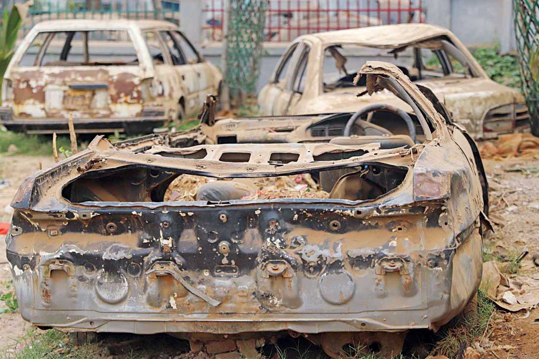 যেখানে গাড়ির অন্তিম নিশ্বাস শোনা যায়