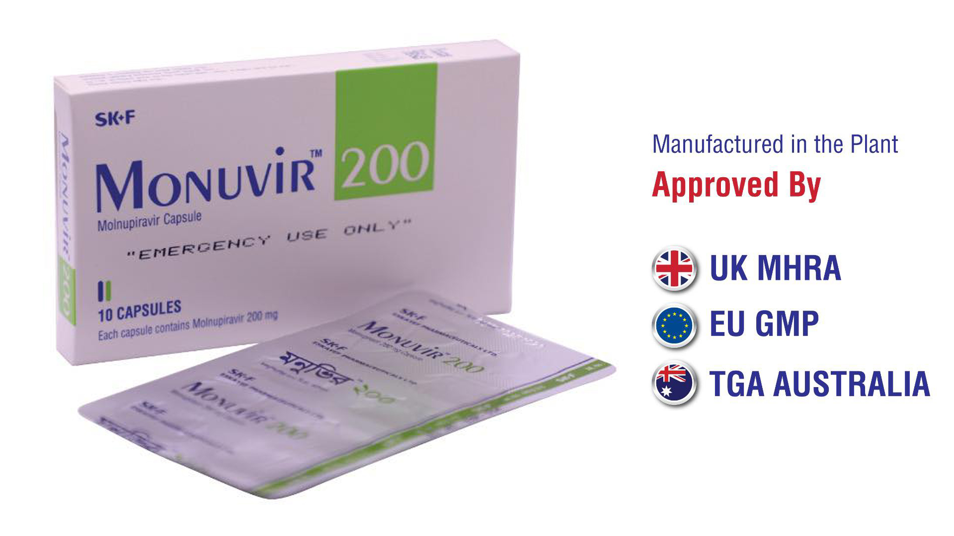 করোনার ট্যাবলেট বাজারজাতকরণের অনুমোদন পেল এসকেএফ, বেক্সিমকো