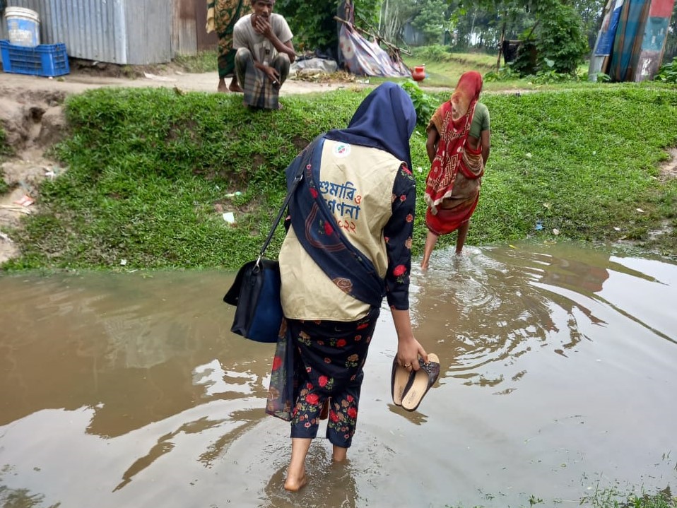 বন্যায় বিঘ্নিত সিলেট-সুনামগঞ্জের জনশুমারি কার্যক্রম