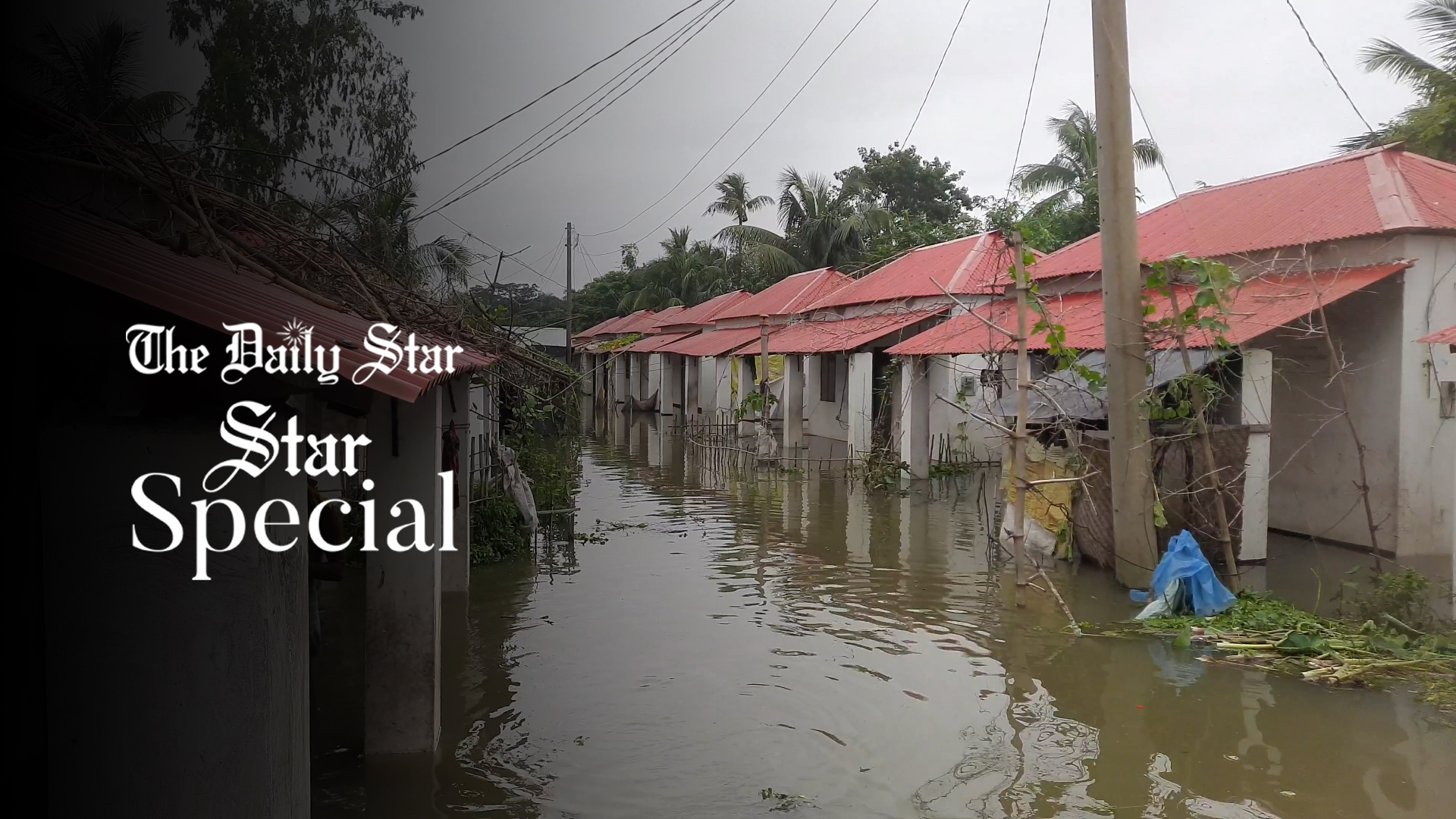 নাসিরনগরে বন্যায় আশ্রয়হীন আশ্রয়ণ প্রকল্পের ২৩ পরিবার