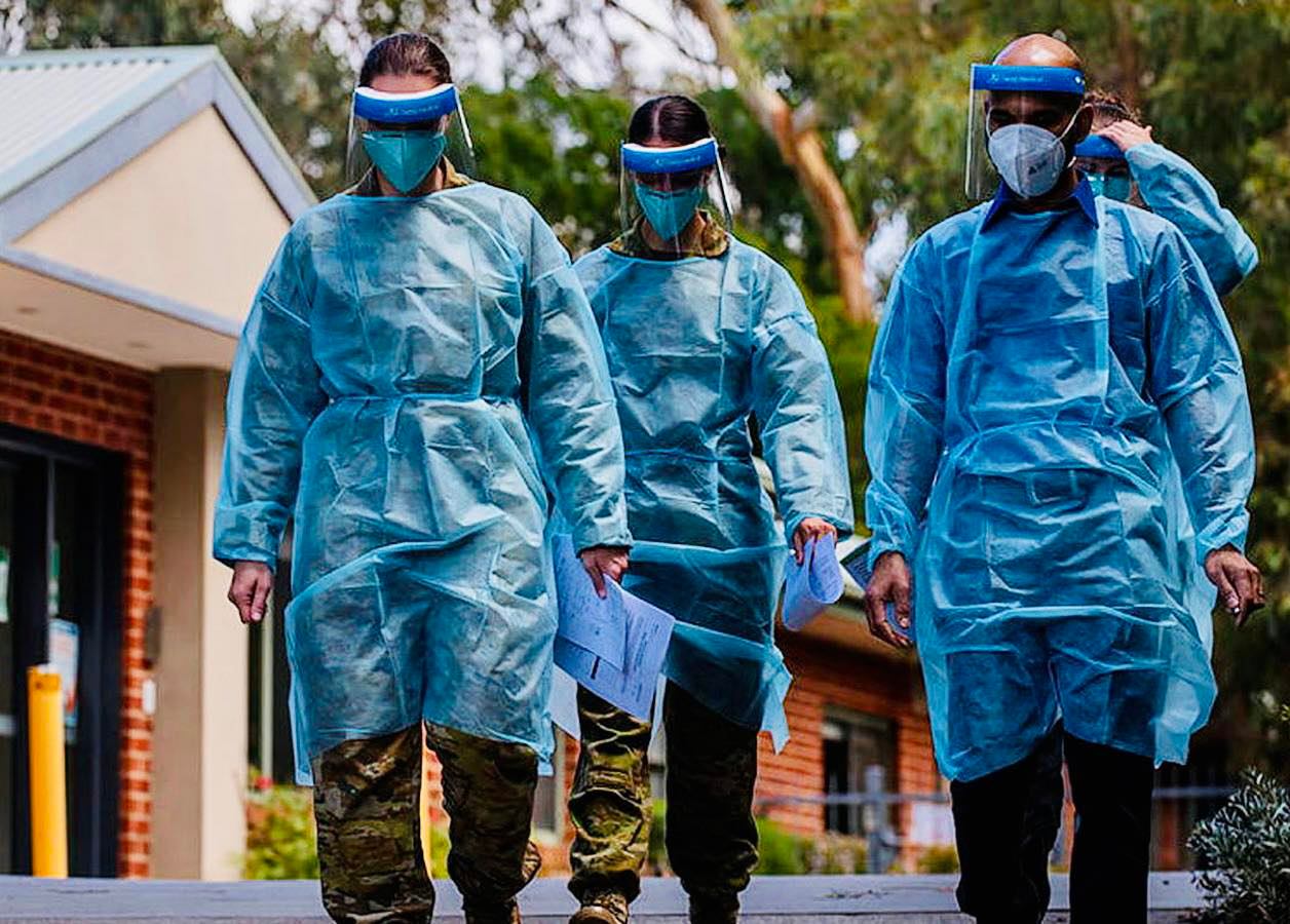 অস্ট্রেলিয়ায় করোনা মোকাবিলায় সেনাবাহিনী