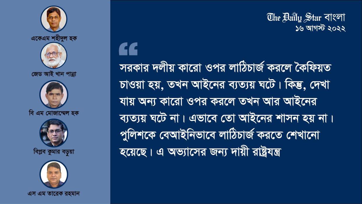 বরগুনায় ছাত্রলীগকে লাঠিপেটা: যে যেভাবে দেখছেন