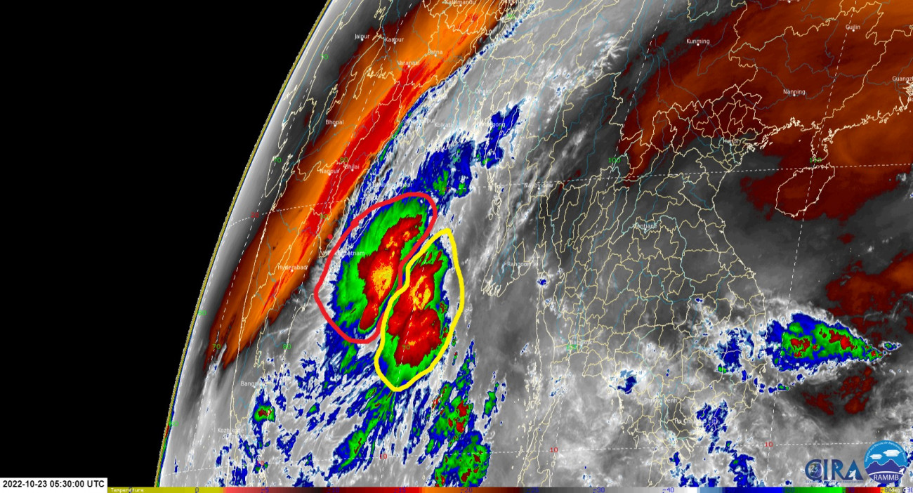 ঘূর্ণিঝড়ে পরিণত হয়েছে গভীর নিম্নচাপটি