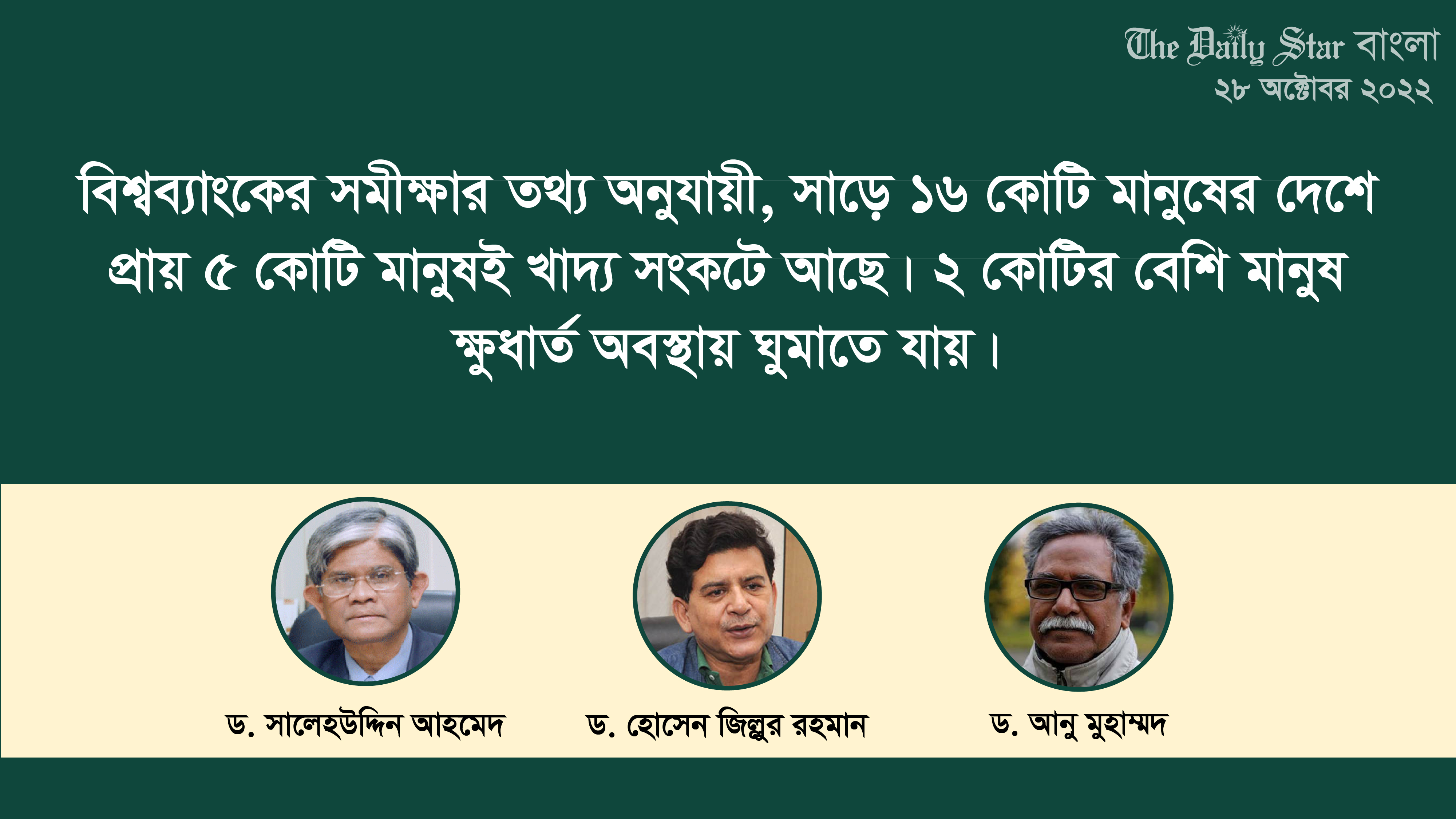 ১৩ শতাংশ মানুষের ক্ষুধা নিয়ে ঘুমাতে যাওয়া বনাম উচ্চ প্রবৃদ্ধির অর্থনীতি