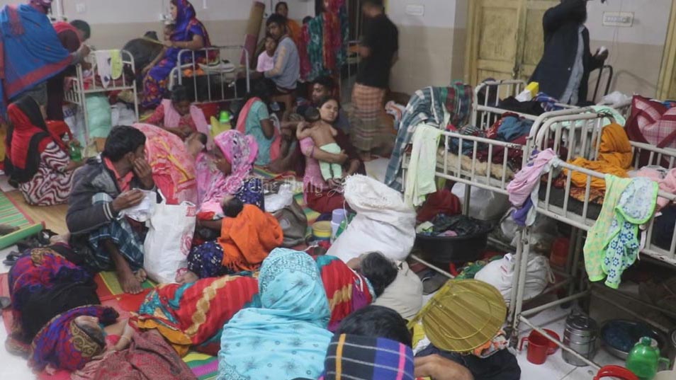 ৩৪ শয্যার ওয়ার্ডে ভর্তি ১৪০ শিশু