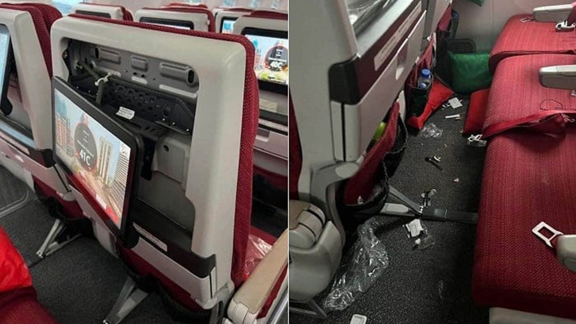 কারা ভাঙল বিমানের ড্রিমলাইনারের আসন-এলইডি স্ক্রিন