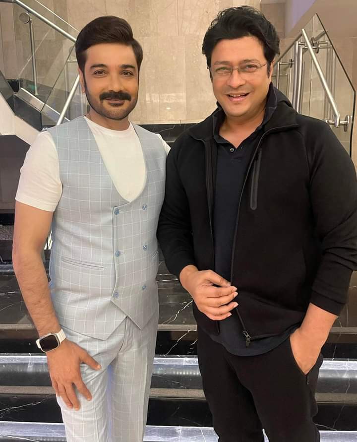 কলকাতায় ফেরদৌস ও প্রসেনজিতের ৭ বছর পর আড্ডা