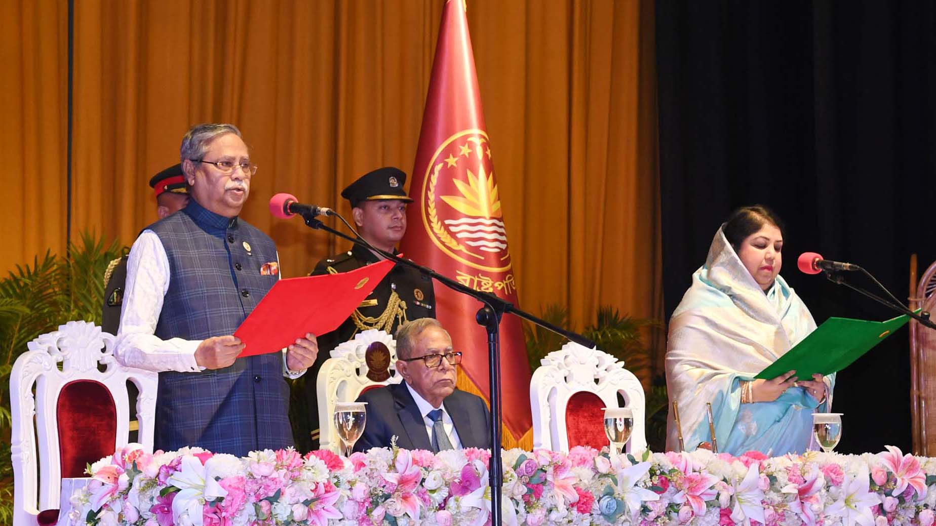 শপথ নিলেন বাংলাদেশের ২২তম রাষ্ট্রপতি মো. সাহাবুদ্দিন