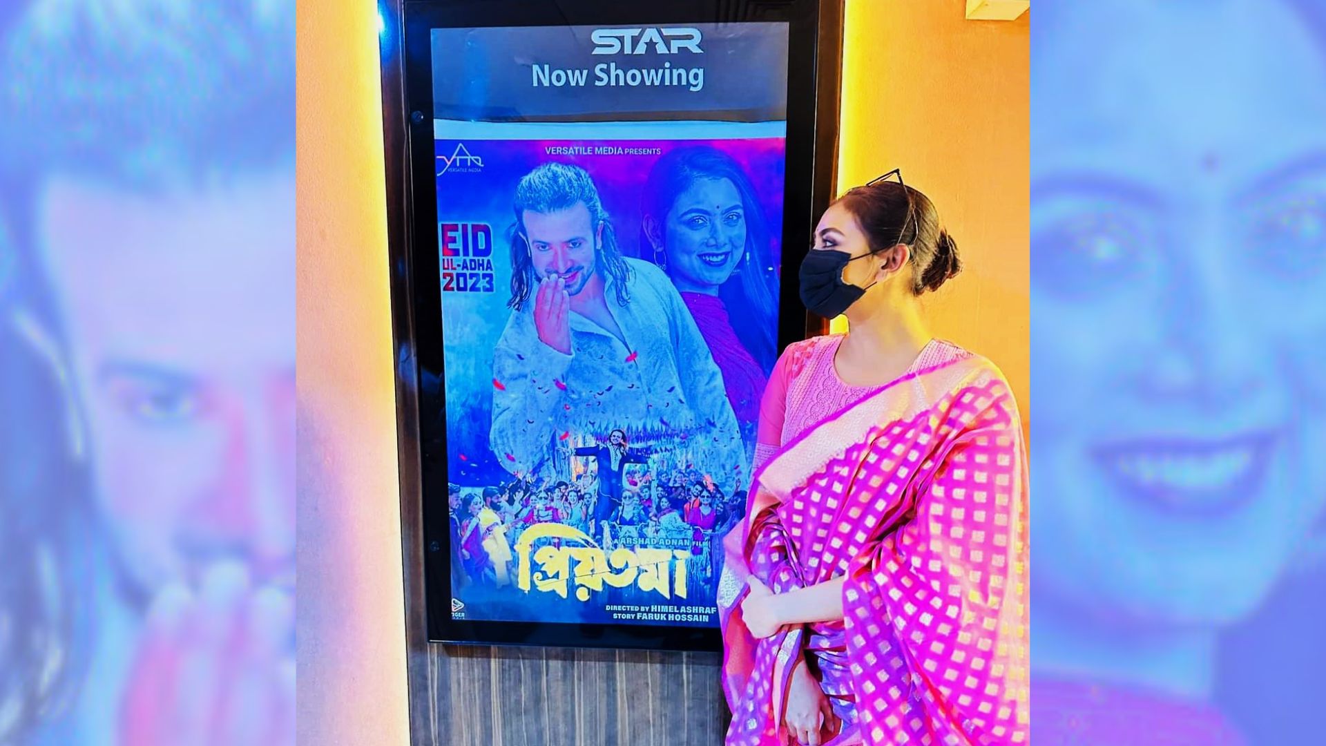 পরিবারসহ ঢাকায় এসে নিজের সিনেমা দেখলেন ইধিকা