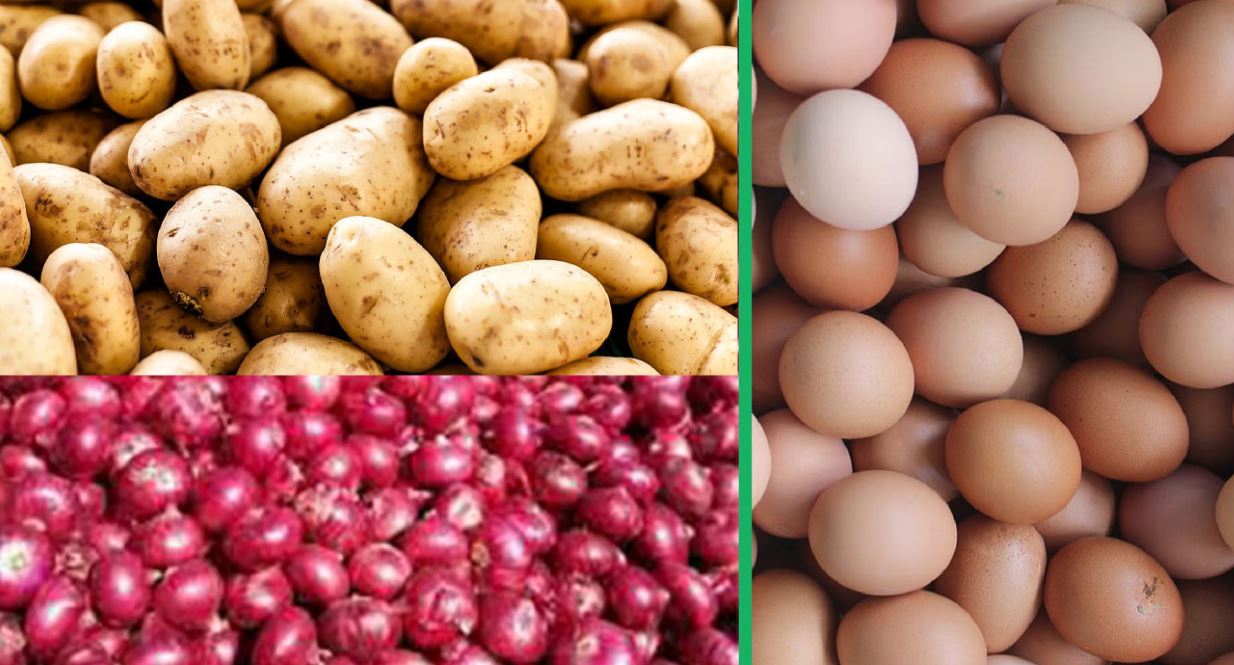 সরকার নির্ধারিত দামে বিক্রি হচ্ছে না ডিম, আলু, পেঁয়াজ