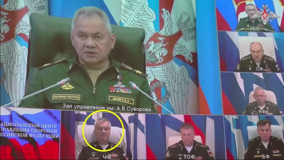 রুশ নৌকমান্ডার হত্যার দাবির পরের দিন তার ভিডিও প্রকাশ