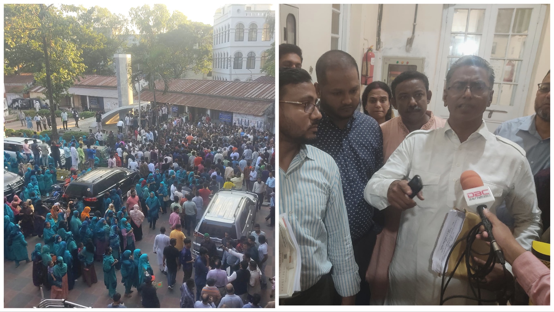 আ. লীগের শোডাউনে আটকা পড়ে মনোনয়ন জমা না দিতে পারার অভিযোগ