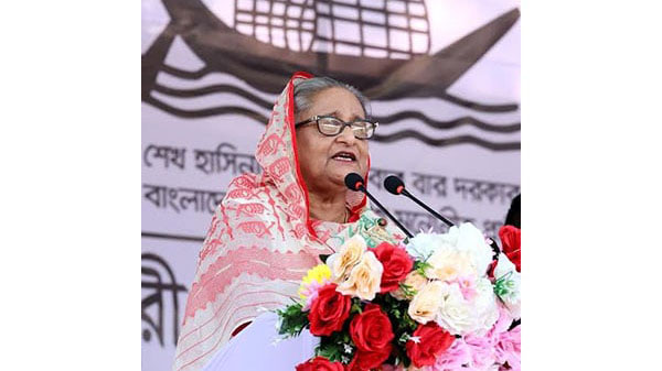 নির্বাচনী প্রচারণায় রংপুরে প্রধানমন্ত্রী