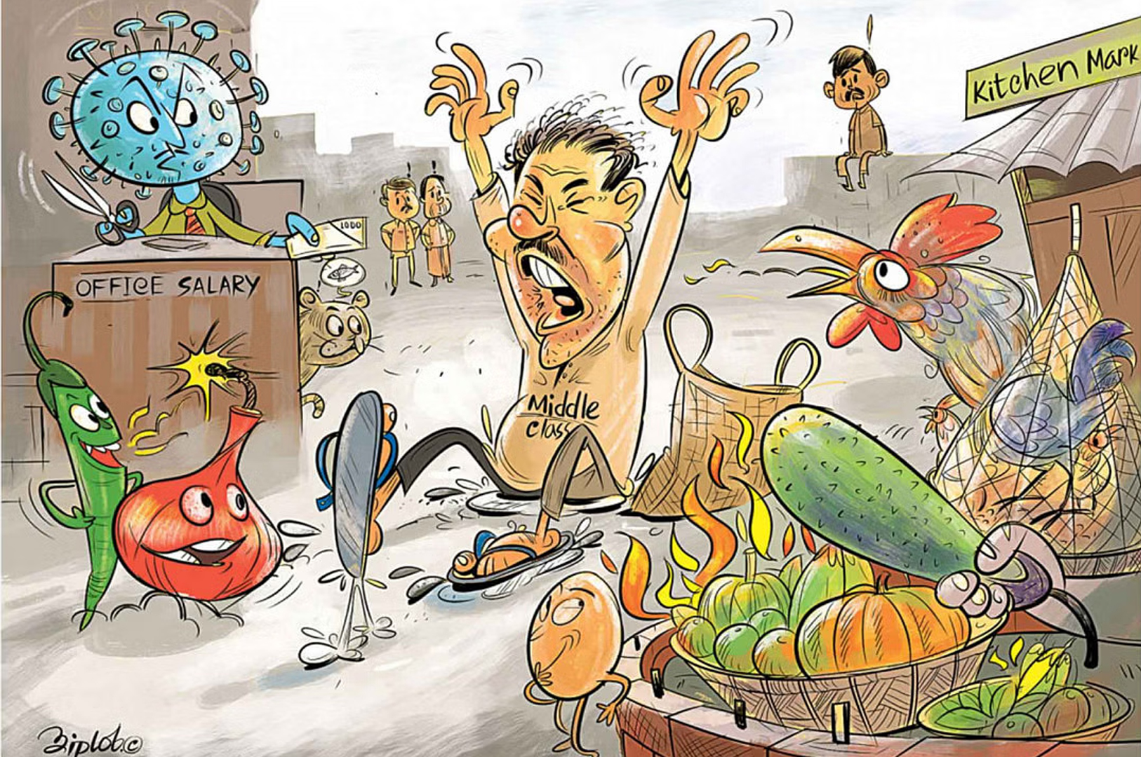 খরচ কমিয়ে মানিয়ে চলছে মানুষ