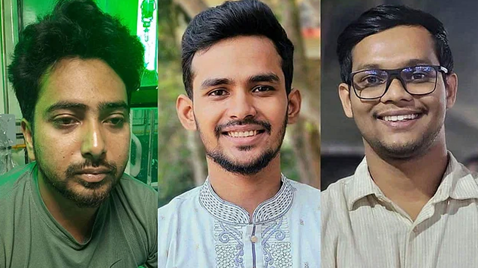 নিরাপত্তা ও জিজ্ঞাসাবাদের জন্য নাহিদসহ ৩ সমন্বয়ককে হেফাজতে: ডিবি