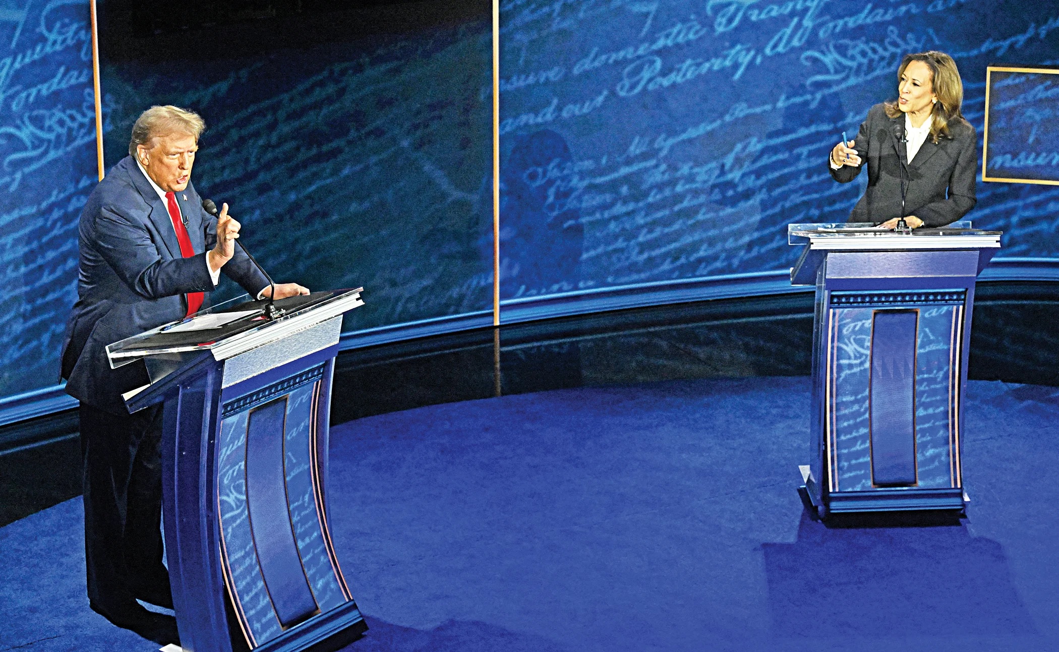 মার্কিন নির্বাচন: ট্রাম্প না হ্যারিস, বিতর্কের পর কে এগিয়ে