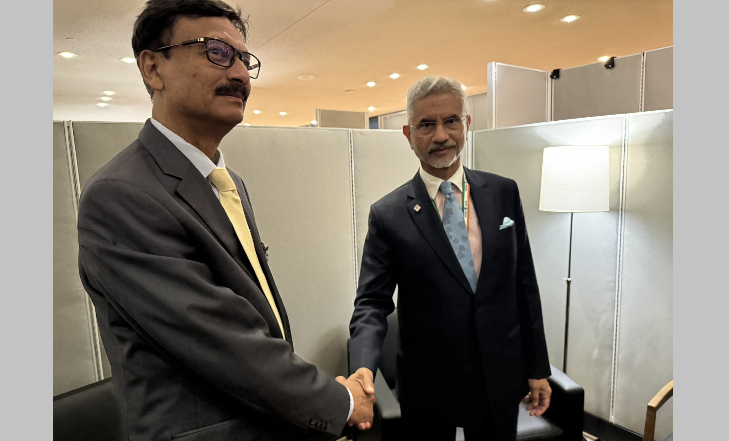 নিউইয়র্কে তৌহিদ হোসেনের সঙ্গে জয়শঙ্করের বৈঠক