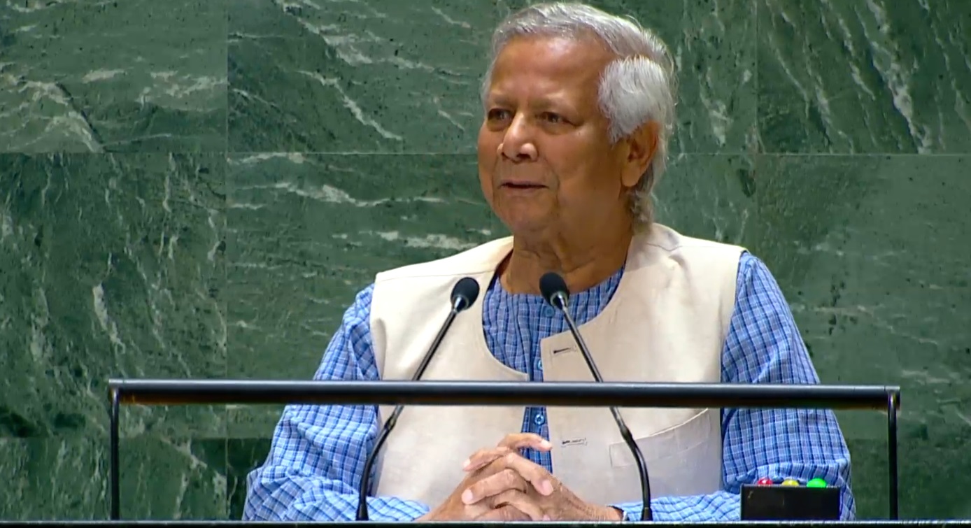 মানুষের মুক্তির পক্ষে বিশ্বজুড়ে প্রেরণা যোগাবে বাংলাদেশের অভ্যুত্থান: জাতিসংঘে ড. ইউনূস