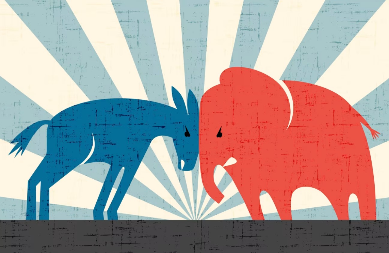 মার্কিন প্রেসিডেন্ট নির্বাচন: রিপাবলিকান ‘হাতি’ ও ডেমোক্র্যাট ‘গাধার’ লড়াই