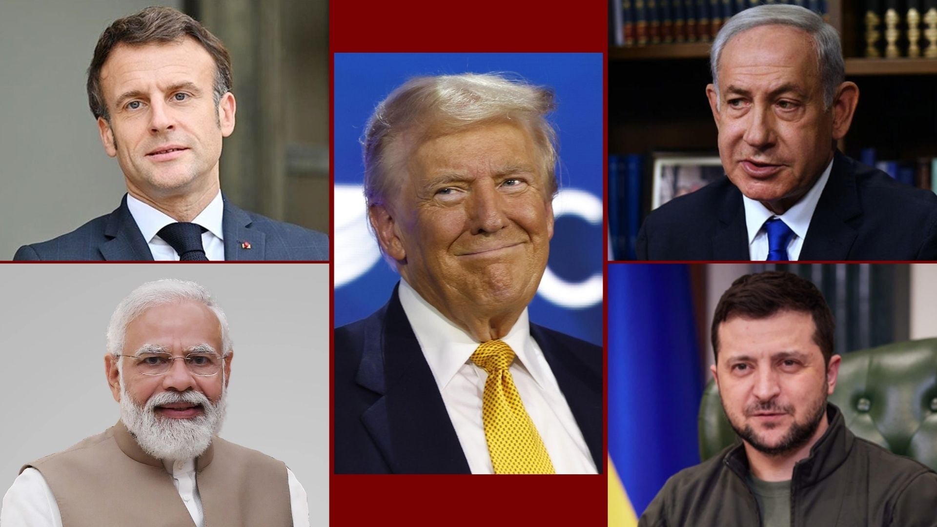 ট্রাম্পকে মোদি, মাখোঁ, নেতানিয়াহু, জেলেনস্কিসহ বিশ্বনেতাদের অভিনন্দন