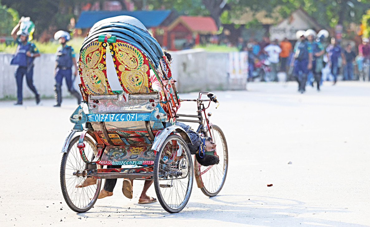 শহীদ নাফিজকে বহনকারী রিকশাটি গণঅভ্যুত্থান স্মৃতি জাদুঘরে রাখা হবে: নাহিদ ইসলাম