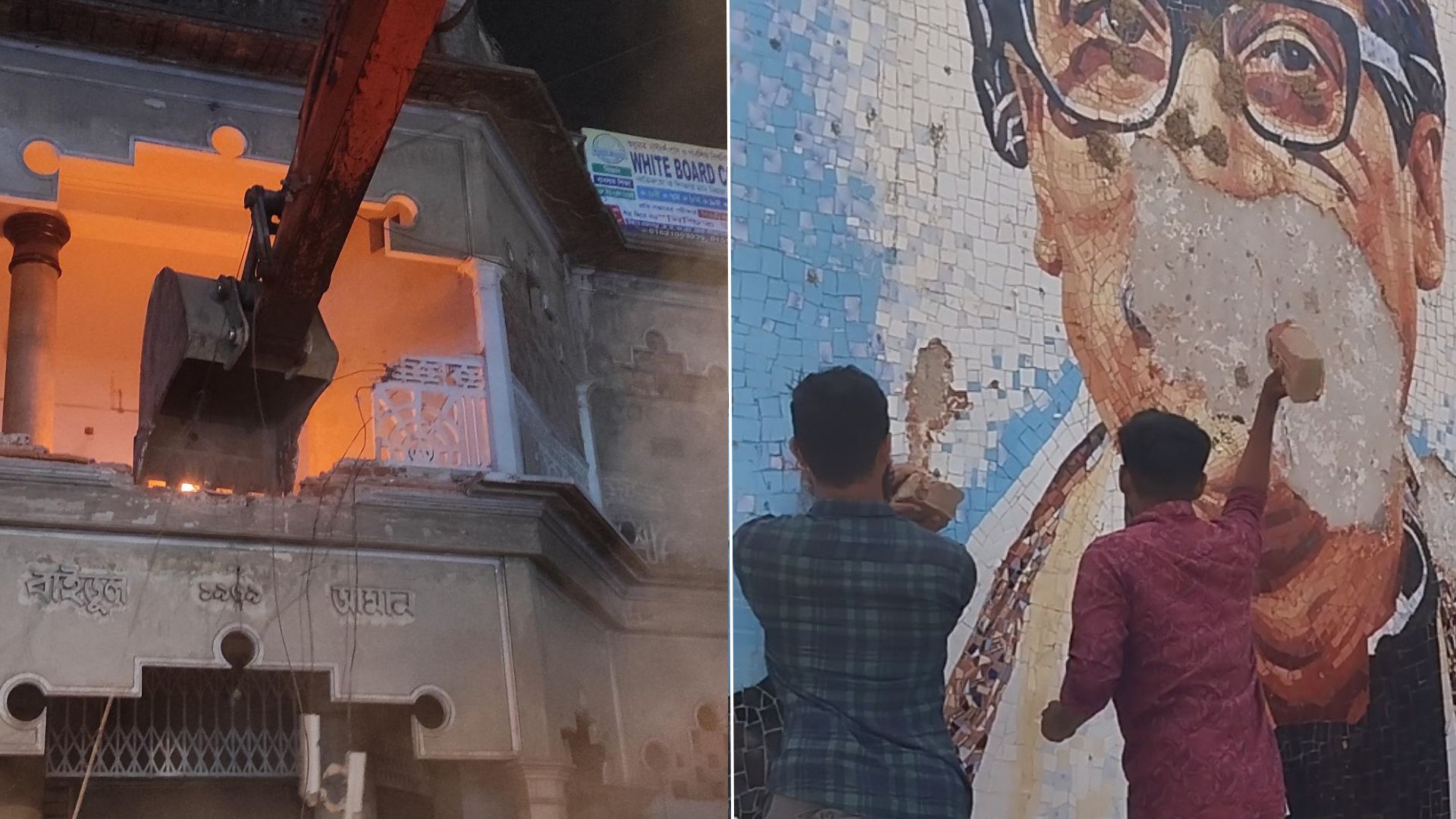 সাভারে আওয়ামী লীগ নেতার বাড়িতে হামলার সময় এলাকাবাসীর ধাওয়া, আর কোথায় কী হলো