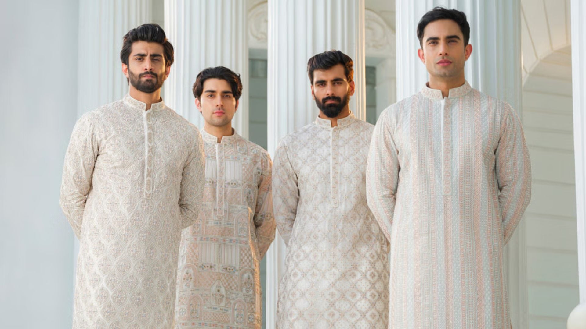 উৎসব-আয়োজনে সাদা পাঞ্জাবির স্নিগ্ধতা