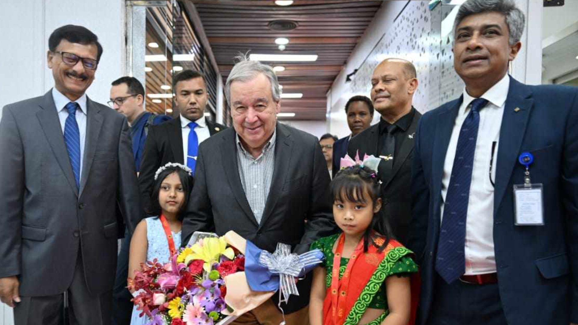 ঢাকায় জাতিসংঘ মহাসচিব গুতেরেস