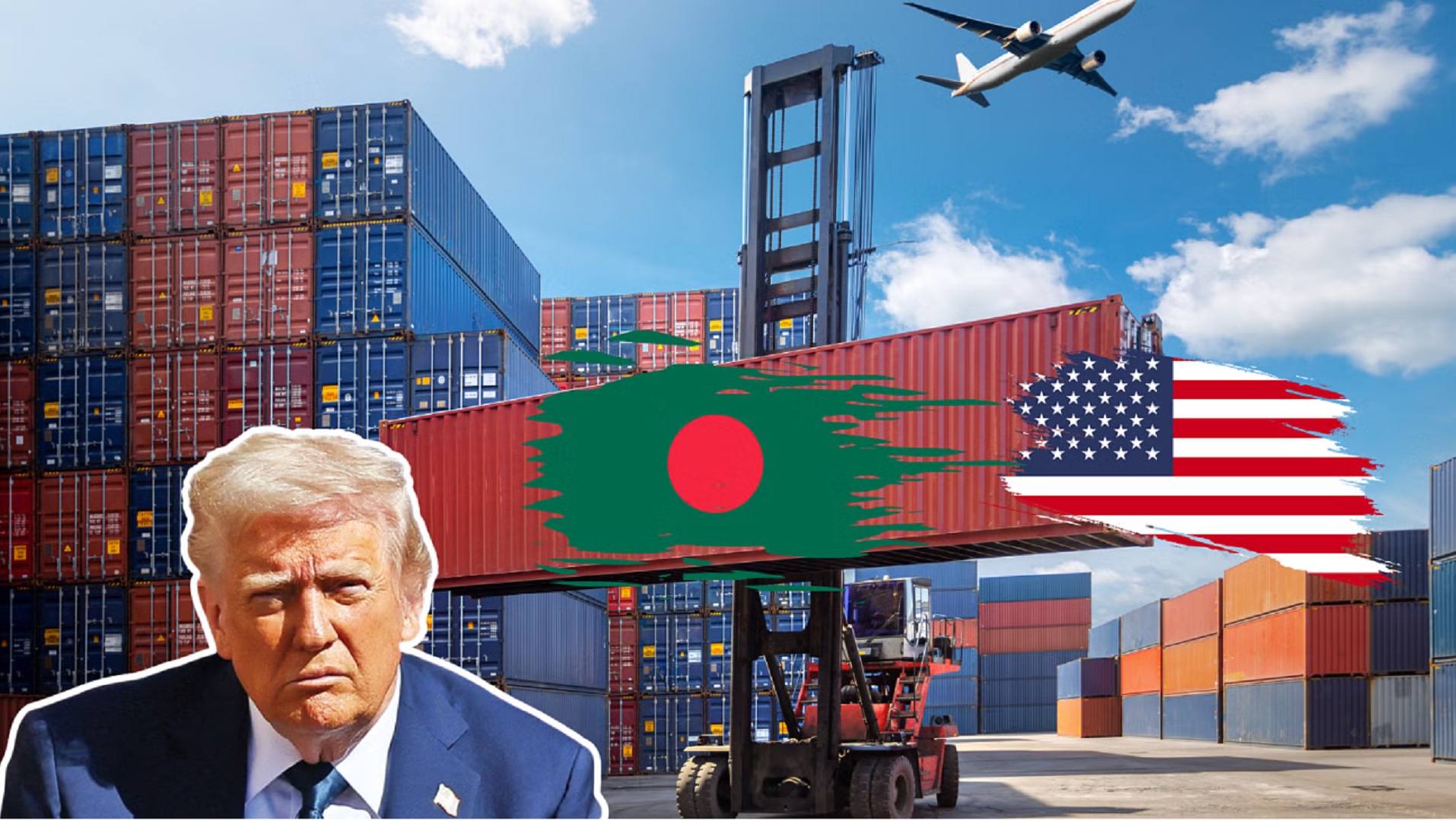 ট্রাম্পের শুল্ক দেশের রপ্তানি বাণিজ্যের জন্য সংকট