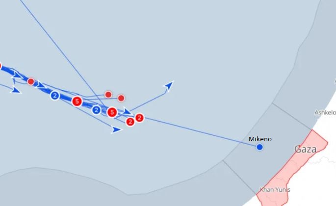 ইসরায়েলের অবরোধ ভেঙে গাজার জলসীমায় ফ্লোটিলার এক জাহাজ