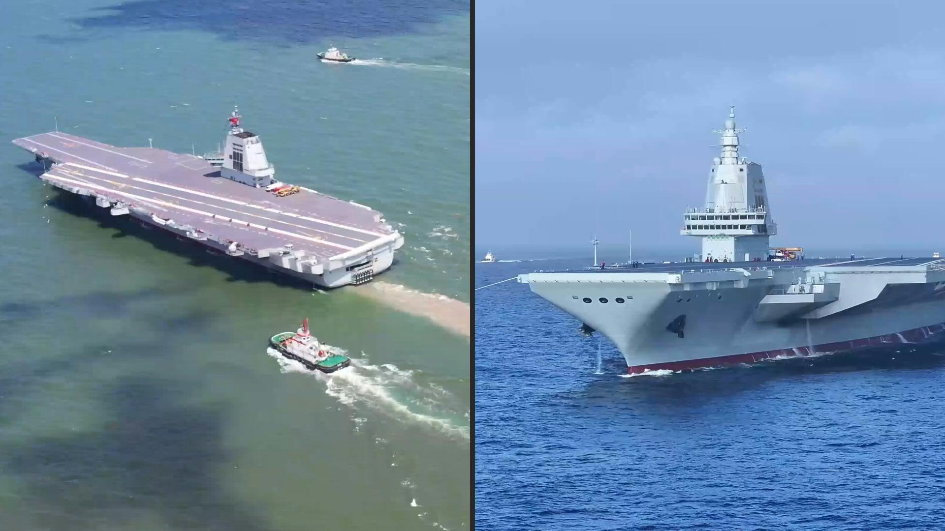 চীনের নৌবাহিনীতে যুক্ত হলো তৃতীয় রণতরি ফুজিয়ান