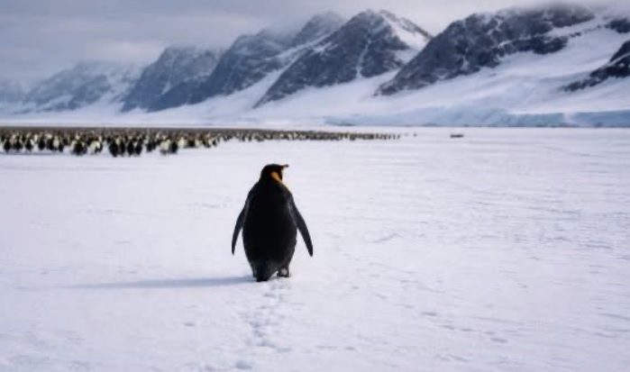 ‘বিবাগী’ পেঙ্গুইন একা হাঁটছে কেন?