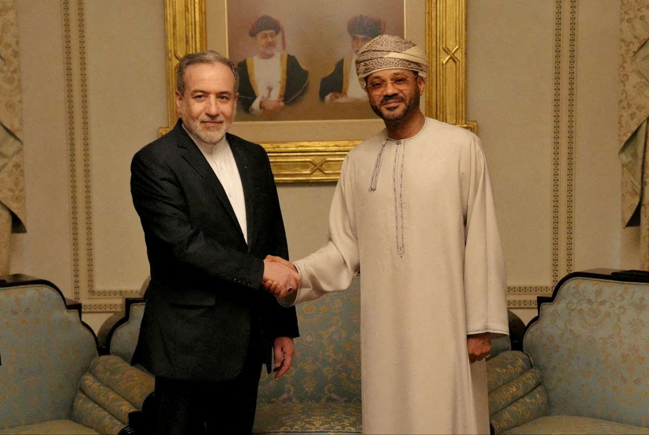 Oman FM Badr Albusaidi and Iran FM