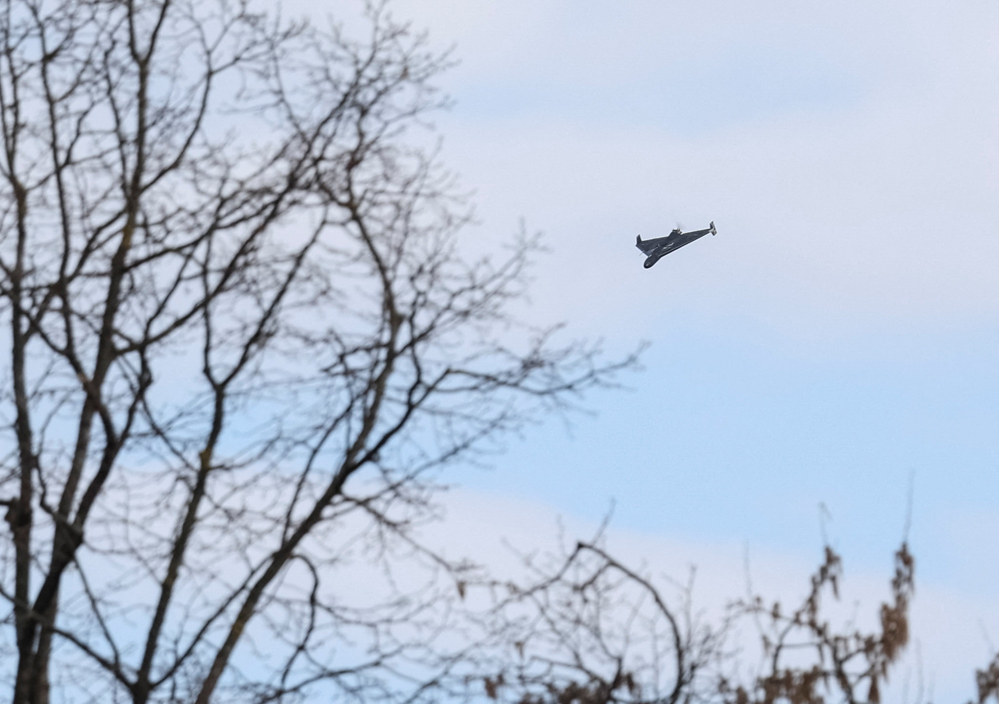 ল্ভিভ শহরে রাশিয়ার ড্রোন হামলা। ছবি: রয়টার্স