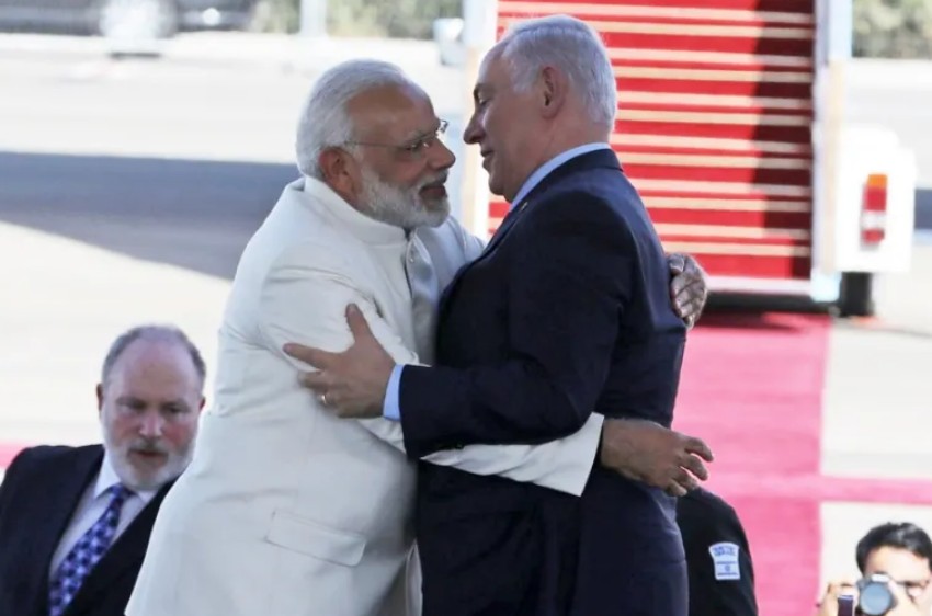 Modi and Netanyahu/file
