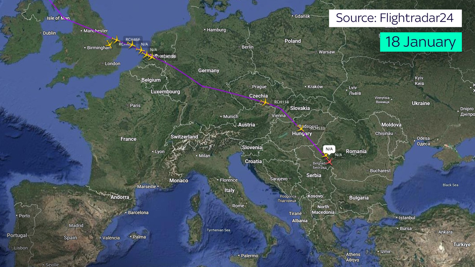 ফ্লাইট ট্র্যাকিং