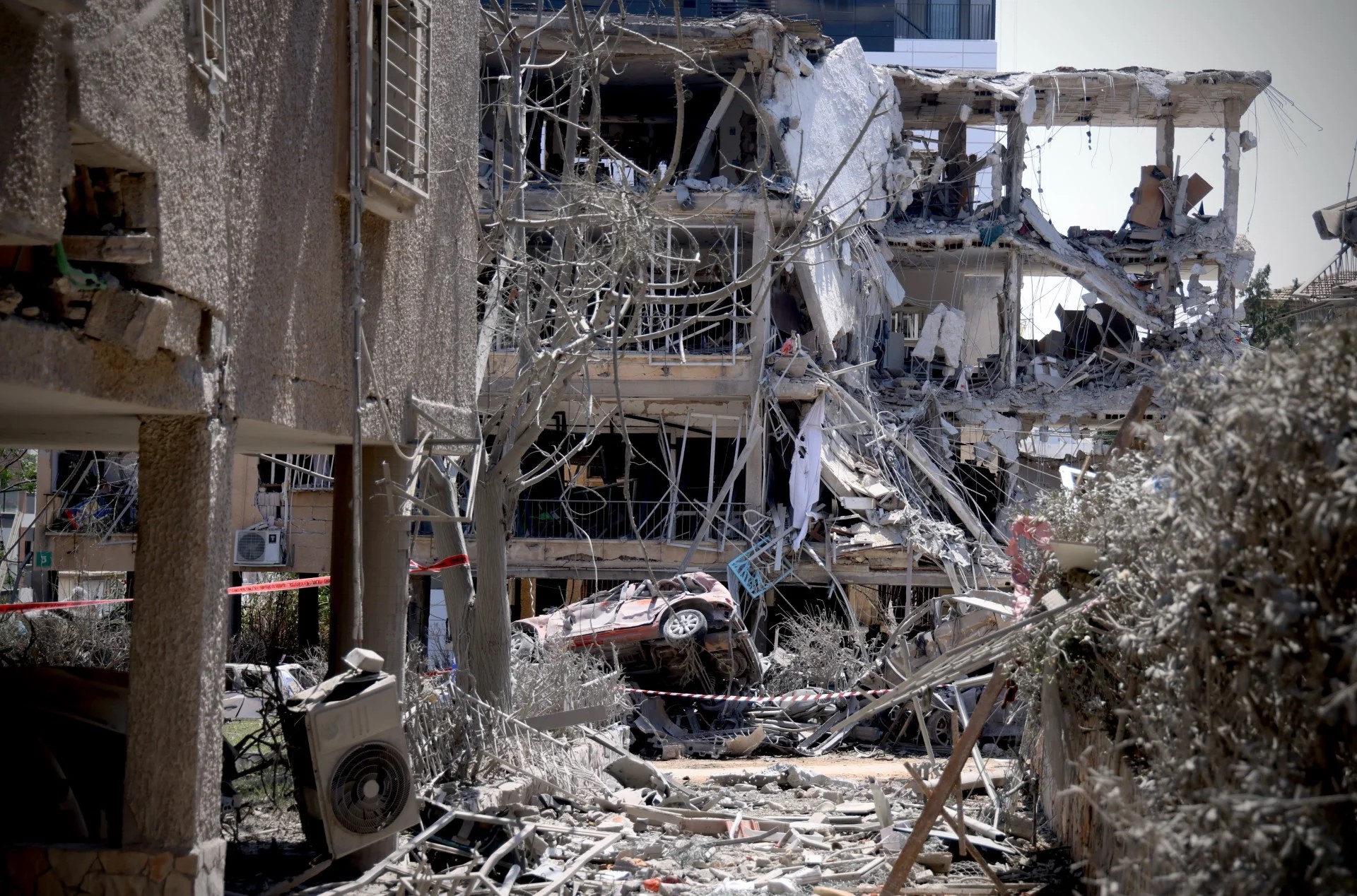 জুনের ১২ দিনের যুদ্ধে ব্যাপক ক্ষতিগ্রস্ত হয় ইসরায়েল। ফাইল ছবি: সংগৃহীত 