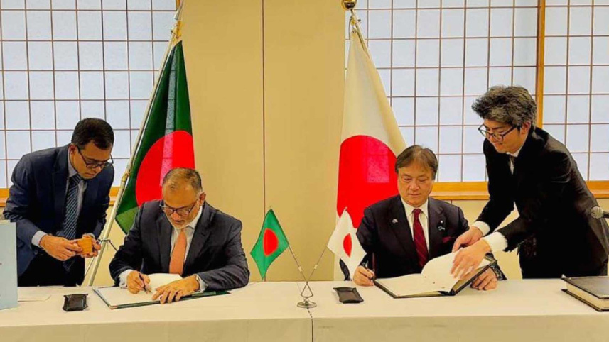 বাণিজ্য উপদেষ্টা শেখ বশিরউদ্দীন ও জাপানের পররাষ্ট্র প্রতিমন্ত্রী হোরি ইওয়াও