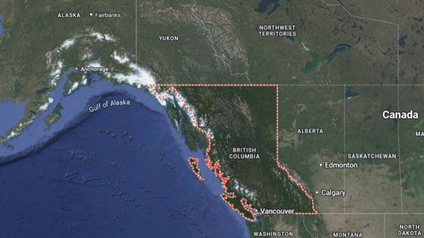 Canadian province of British Columbia