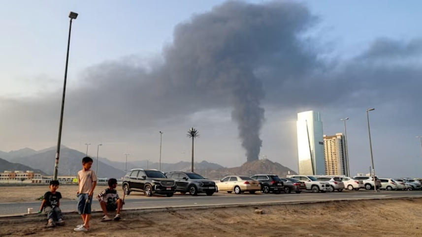 সংযুক্ত আরব আমিরাতে ইরানের হামলা। ছবি: ফাইল