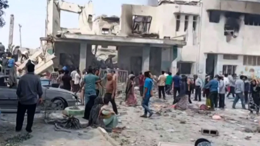 US and Israeli strikes that hit a girls' elementary school in Minab