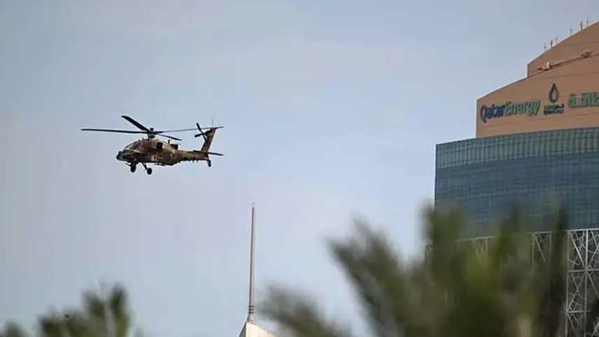 কাতারের হেলিকপ্টার।