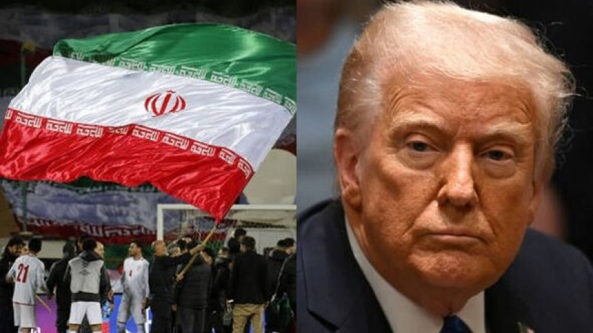 Donald Trump about iran football team