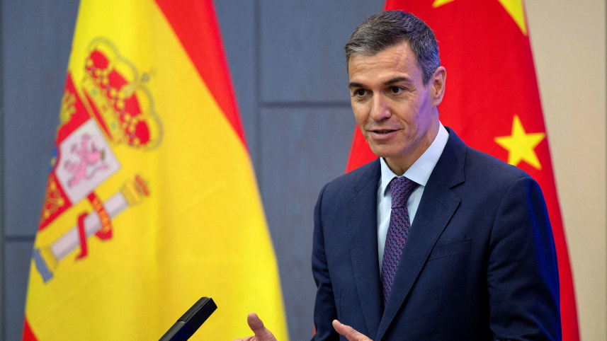 স্পেনের নেতা পেদ্রো সানচেজ। ফাইল ছবি: রয়টার্স