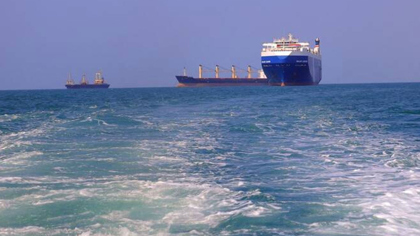 The Bab el-Mandeb connects the Red Sea and the Gulf of Aden