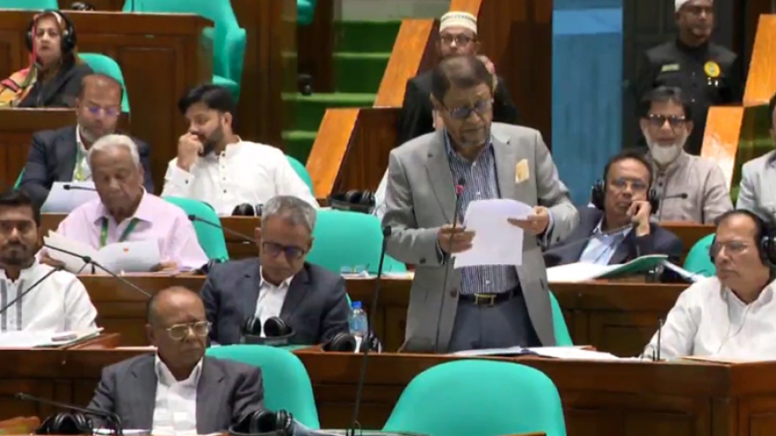 সংসদে স্বাস্থ্যমন্ত্রী