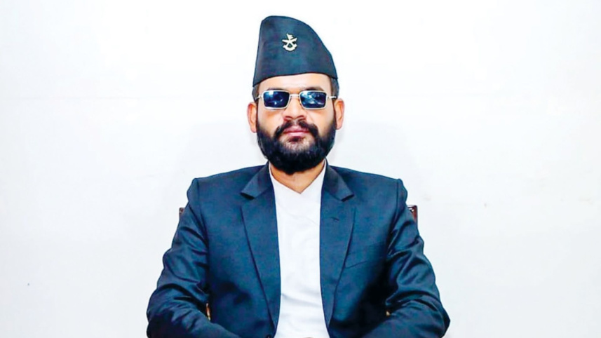 নেপালের প্রধানমন্ত্রী বালেন্দ্র শাহ। ছবি: এএফপি